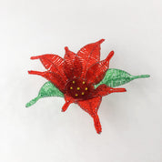 Beaded Poinsettia Bowl - FMSCMarketplace.org
