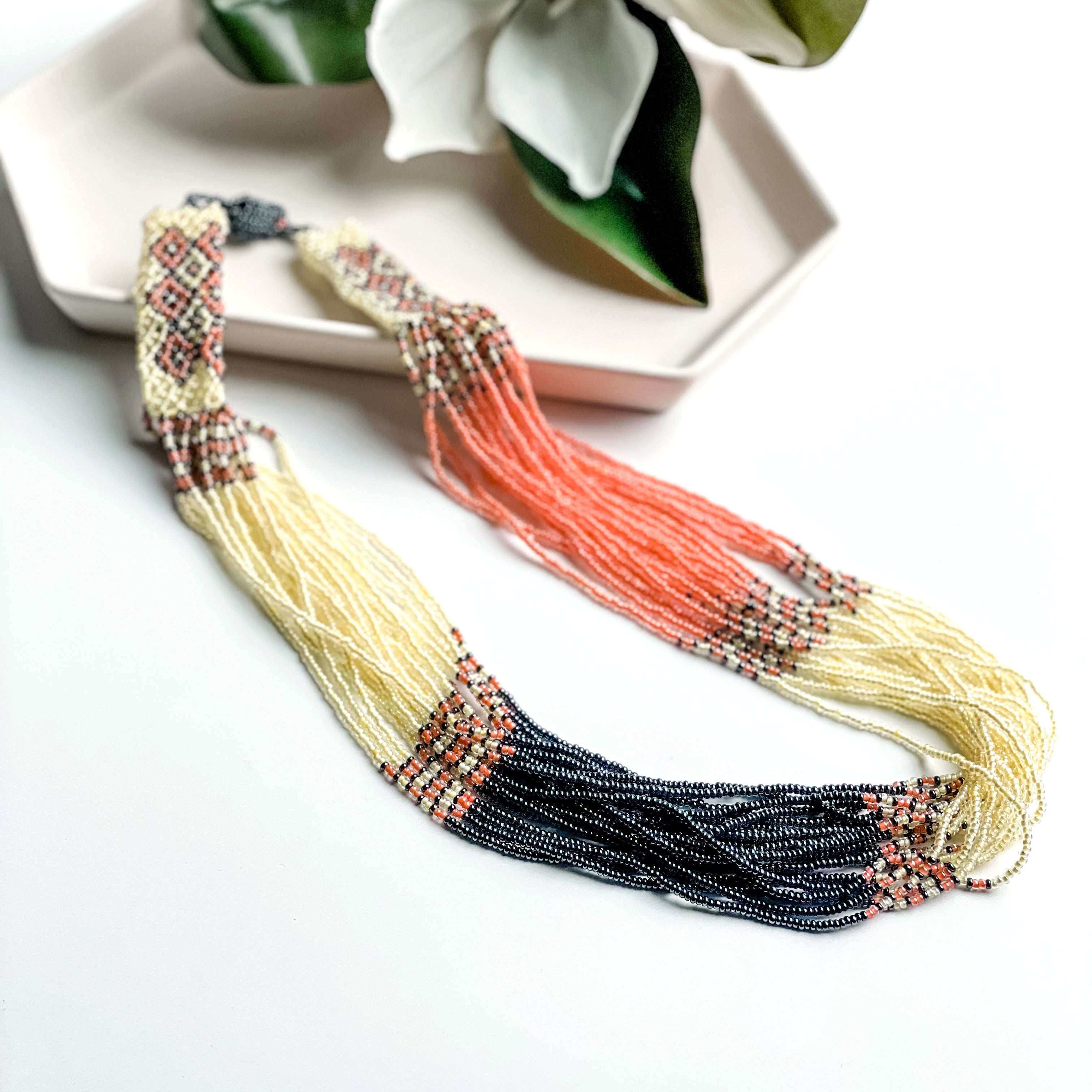 Metallic Beaded Necklace      - FMSCMarketplace.org