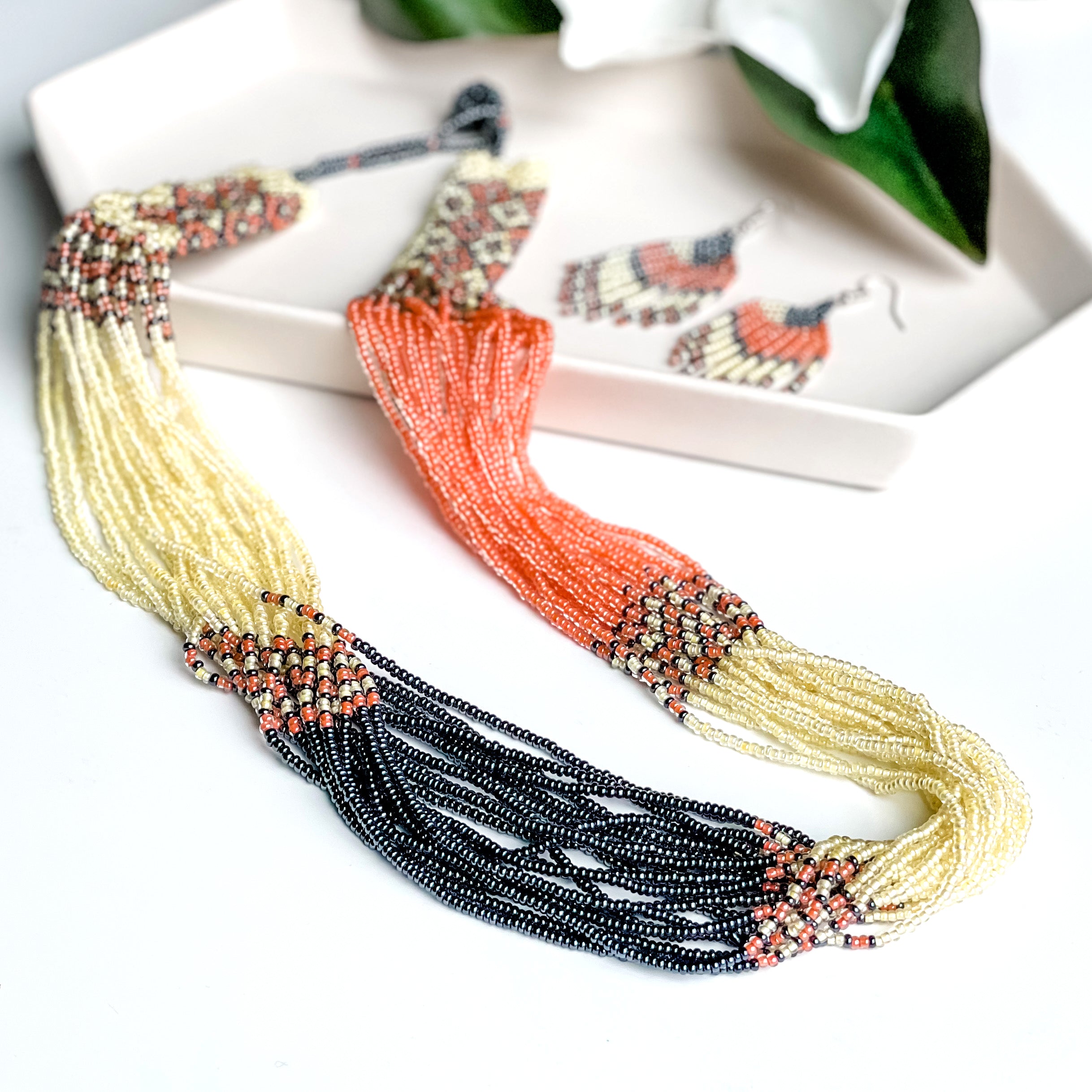 Metallic Beaded Necklace      - FMSCMarketplace.org