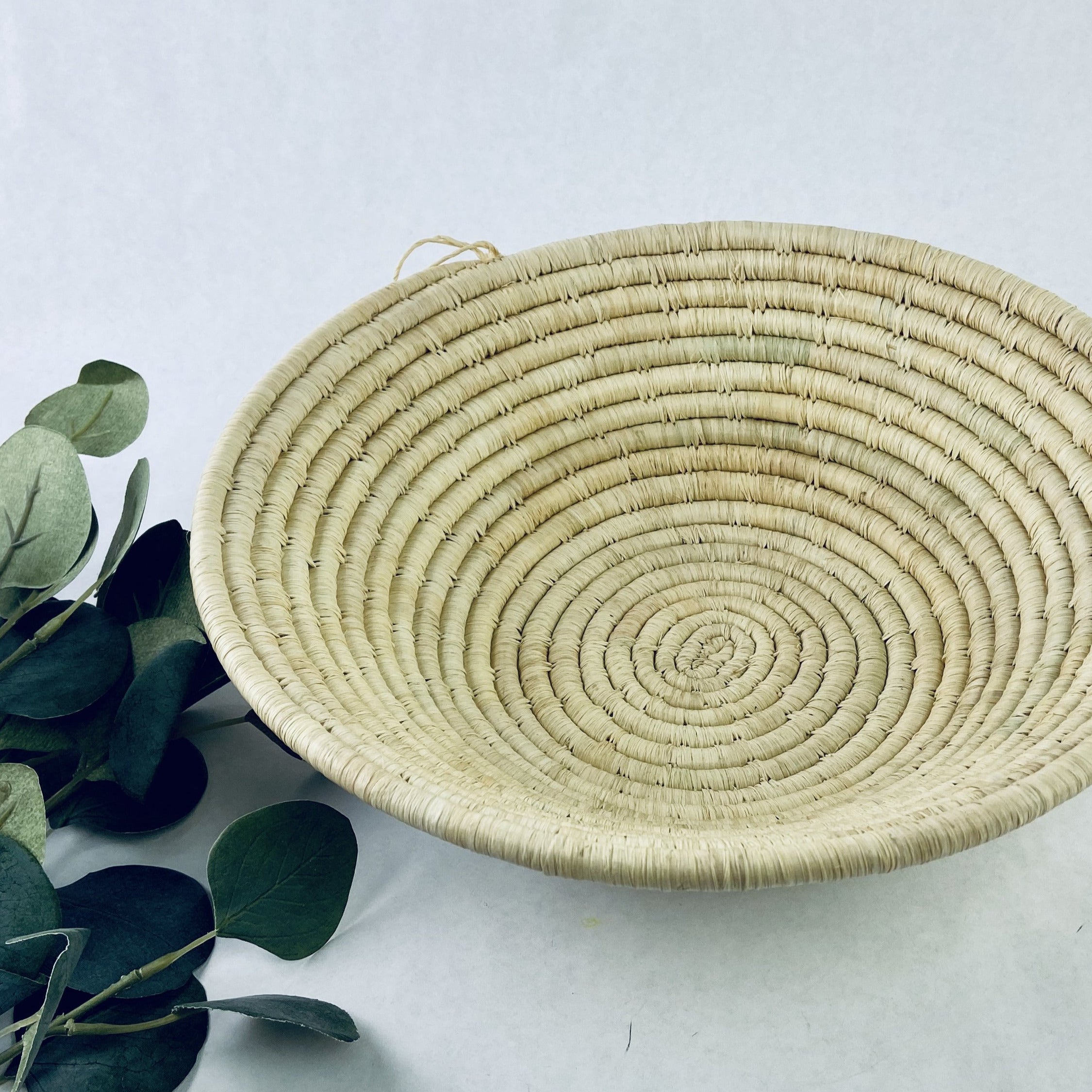 Grass-Woven Basket, Natural - FMSCMarketplace.org