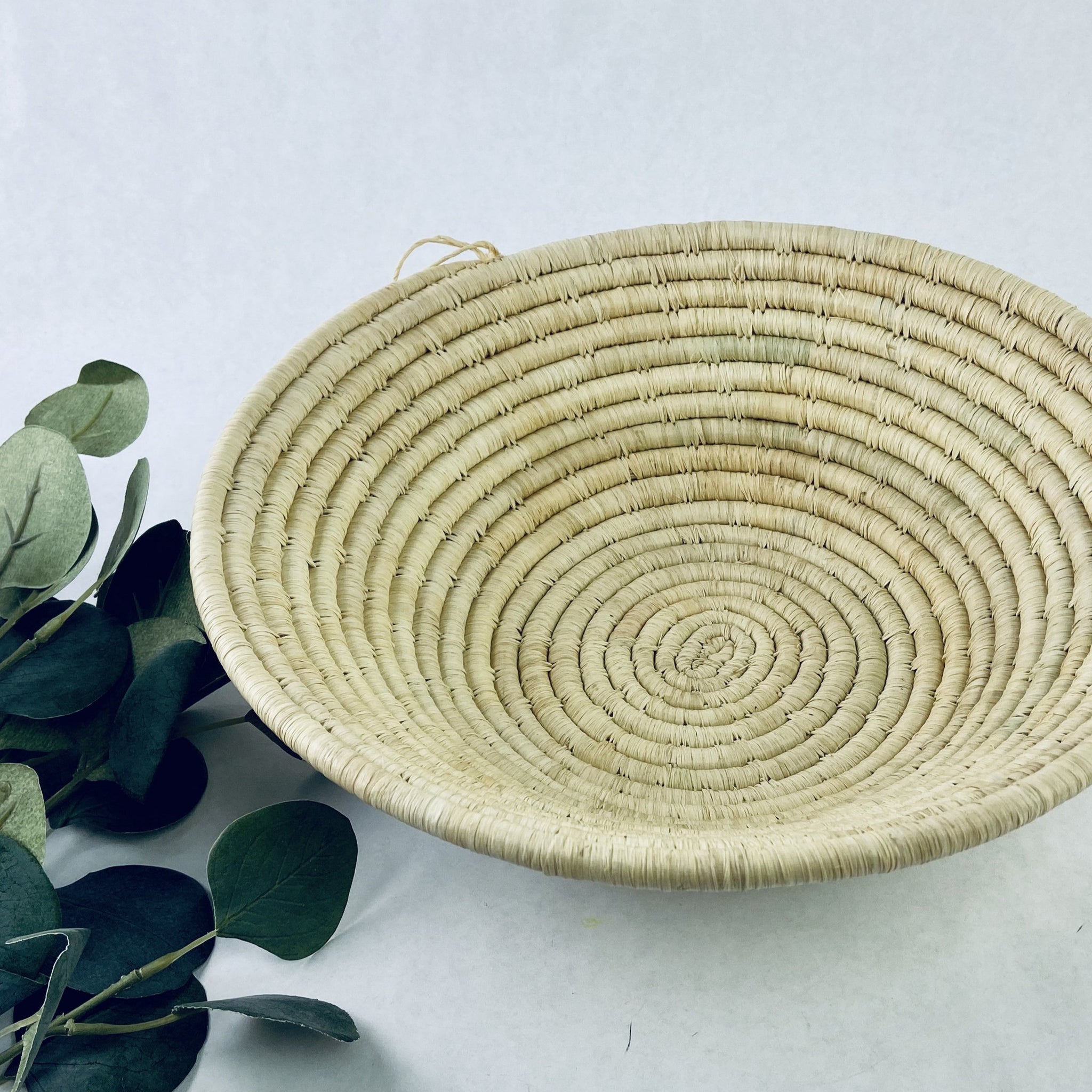 Grass-Woven Basket, Natural