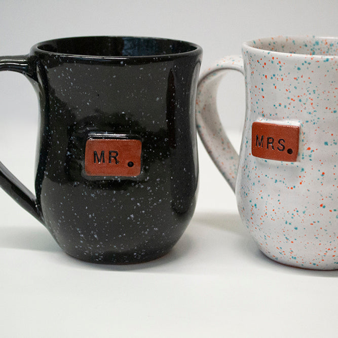 Haitian Clay Mug - Mr. and Mrs. - FMSCMarketplace.org