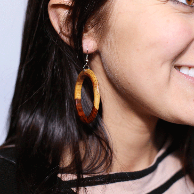 Wooden Earrings - FMSCMarketplace.org